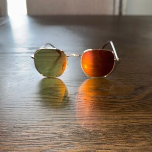 ASOS Green and Orange Sunglasses